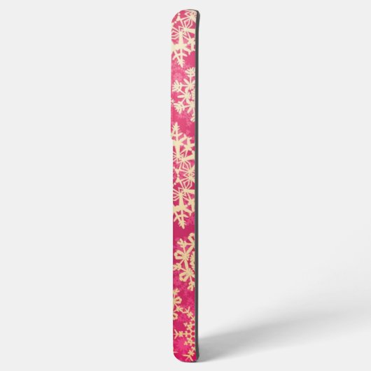 Snowflake patroon samsung galaxy hoesje (Achterkant horizontaal)