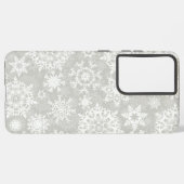Snowflake patroon samsung galaxy hoesje (Linkerkant)