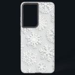Snowflake patroon samsung galaxy hoesje<br><div class="desc">Voor echte liefhebbers van sneeuwvlokken</div>