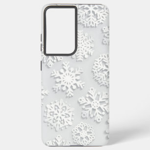 Snowflake patroon samsung galaxy hoesje