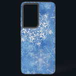Snowflake patroon samsung galaxy hoesje<br><div class="desc">Voor echte liefhebbers van sneeuwvlokken</div>