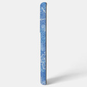 Snowflake patroon samsung galaxy hoesje (Achterkant horizontaal)