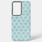 Snowflake patroon samsung galaxy hoesje (Achterkant)
