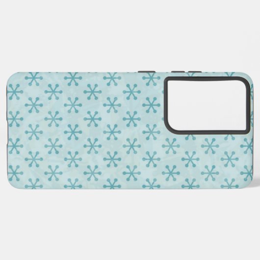 Snowflake patroon samsung galaxy hoesje (Linkerkant)