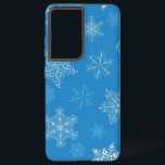 Snowflake patroon samsung galaxy hoesje<br><div class="desc">Voor echte liefhebbers van sneeuwvlokken</div>