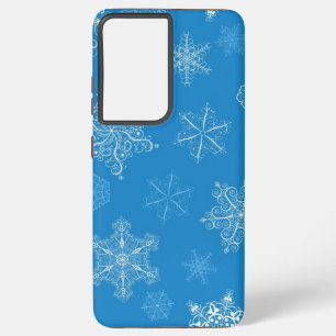 Snowflake patroon samsung galaxy hoesje