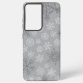 Snowflake patroon samsung galaxy hoesje (Achterkant)