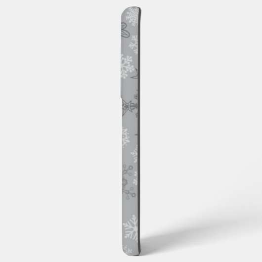 Snowflake patroon samsung galaxy hoesje (Achterkant horizontaal)