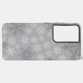 Snowflake patroon samsung galaxy hoesje (Linkerkant)