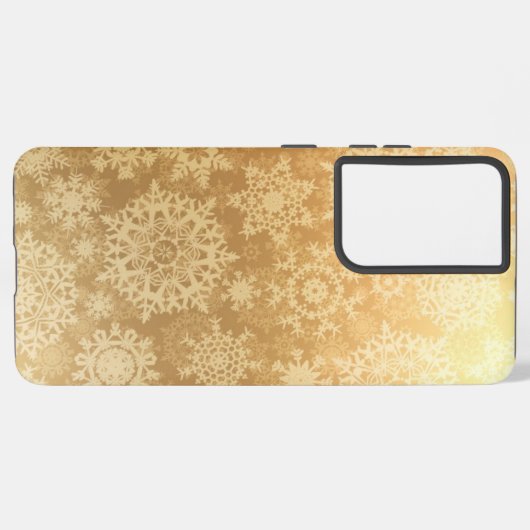 Snowflake patroon samsung galaxy hoesje (Linkerkant)