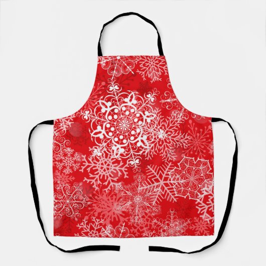 Snowflake patroon schort (Voorkant)