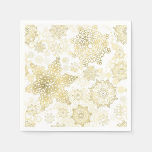 Snowflake patroon servet