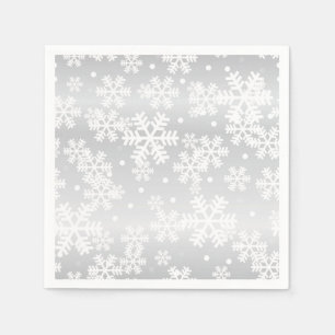 Snowflake patroon servet