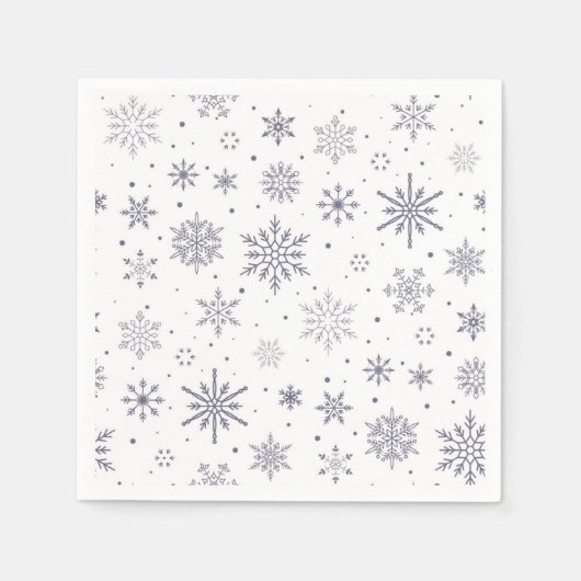 Snowflake patroon servet (Voorkant)