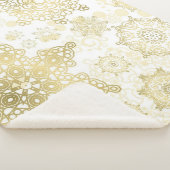 Snowflake patroon sherpa deken (3/4)