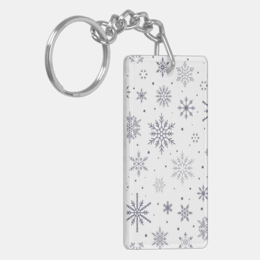 Snowflake patroon sleutelhanger (Voorkant Links)