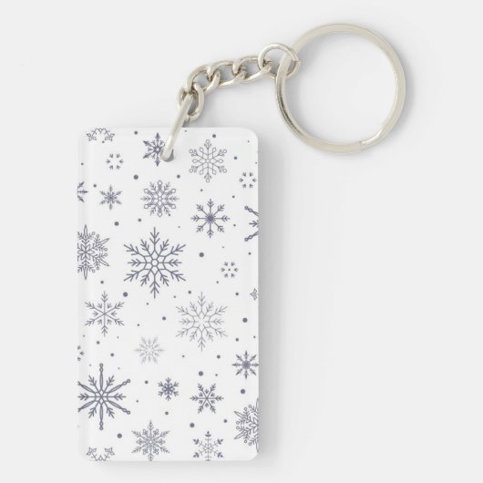 Snowflake patroon sleutelhanger (achterkant)