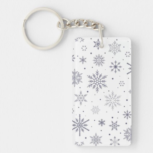 Snowflake patroon sleutelhanger (Voorkant)
