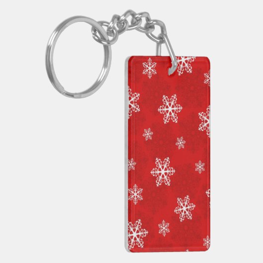 Snowflake patroon sleutelhanger (Voorkant Links)