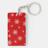 Snowflake patroon sleutelhanger (achterkant)