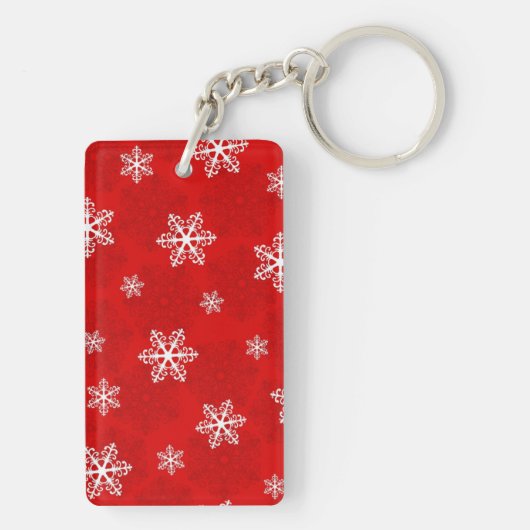 Snowflake patroon sleutelhanger (achterkant)