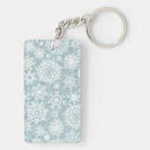 Snowflake patroon sleutelhanger (achterkant)