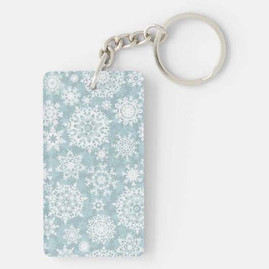 Snowflake patroon sleutelhanger (achterkant)