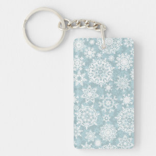 Snowflake patroon sleutelhanger