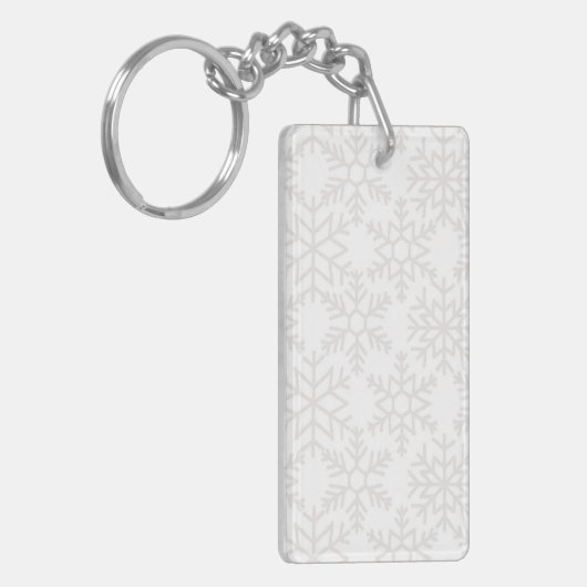 Snowflake patroon sleutelhanger (Voorkant Links)