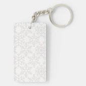 Snowflake patroon sleutelhanger (achterkant)