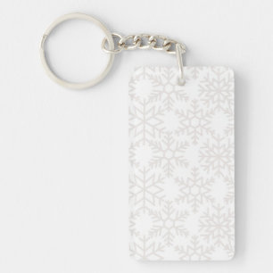 Snowflake patroon sleutelhanger