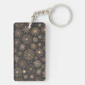 Snowflake patroon sleutelhanger (achterkant)