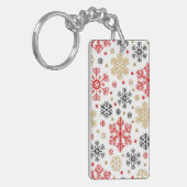 Snowflake patroon sleutelhanger (Voorkant Links)