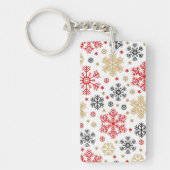 Snowflake patroon sleutelhanger (Voorkant)