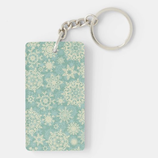Snowflake patroon sleutelhanger (achterkant)