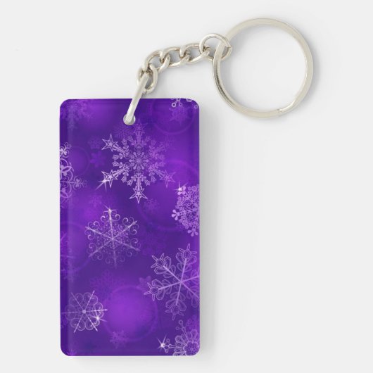 Snowflake patroon sleutelhanger (achterkant)