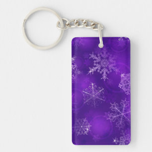 Snowflake patroon sleutelhanger