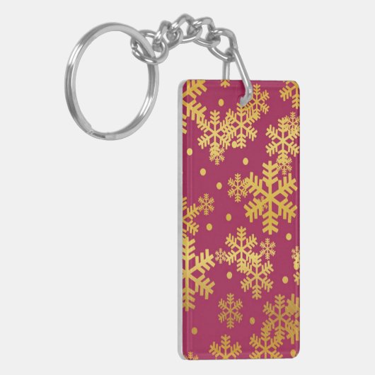 Snowflake patroon sleutelhanger (Voorkant Links)