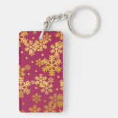 Snowflake patroon sleutelhanger (achterkant)