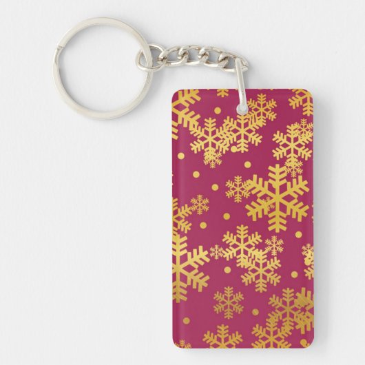 Snowflake patroon sleutelhanger (Voorkant)