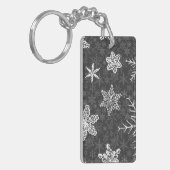 Snowflake patroon sleutelhanger (Voorkant Links)