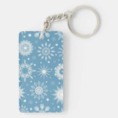 Snowflake patroon sleutelhanger (achterkant)