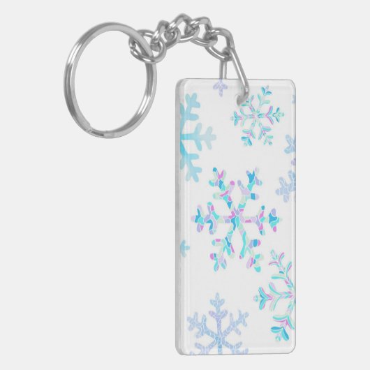 Snowflake patroon sleutelhanger (Voorkant Links)