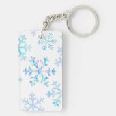 Snowflake patroon sleutelhanger (achterkant)