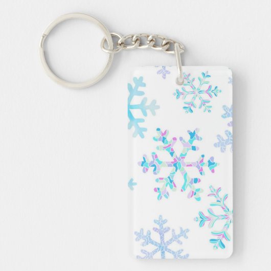 Snowflake patroon sleutelhanger (Voorkant)