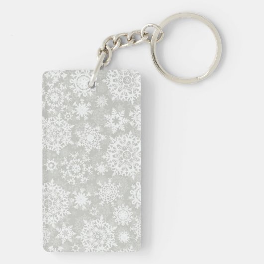 Snowflake patroon sleutelhanger (achterkant)