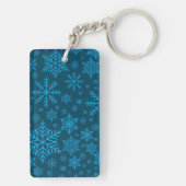 Snowflake patroon sleutelhanger (achterkant)