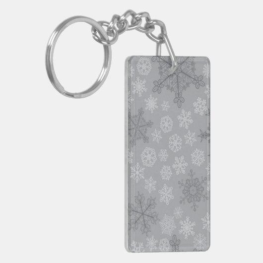 Snowflake patroon sleutelhanger (Voorkant Links)