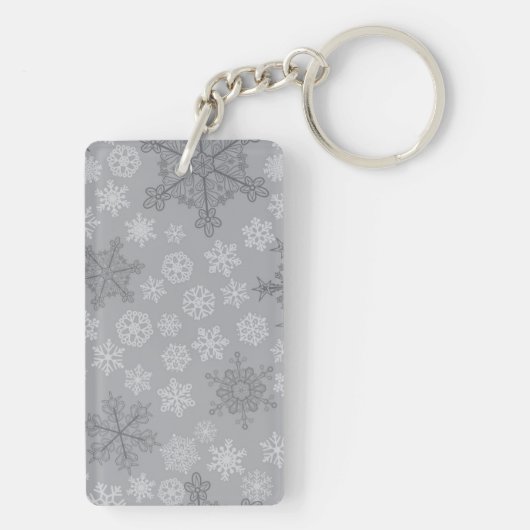 Snowflake patroon sleutelhanger (achterkant)
