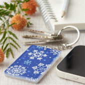 Snowflake patroon sleutelhanger (Voorkant Rechts)